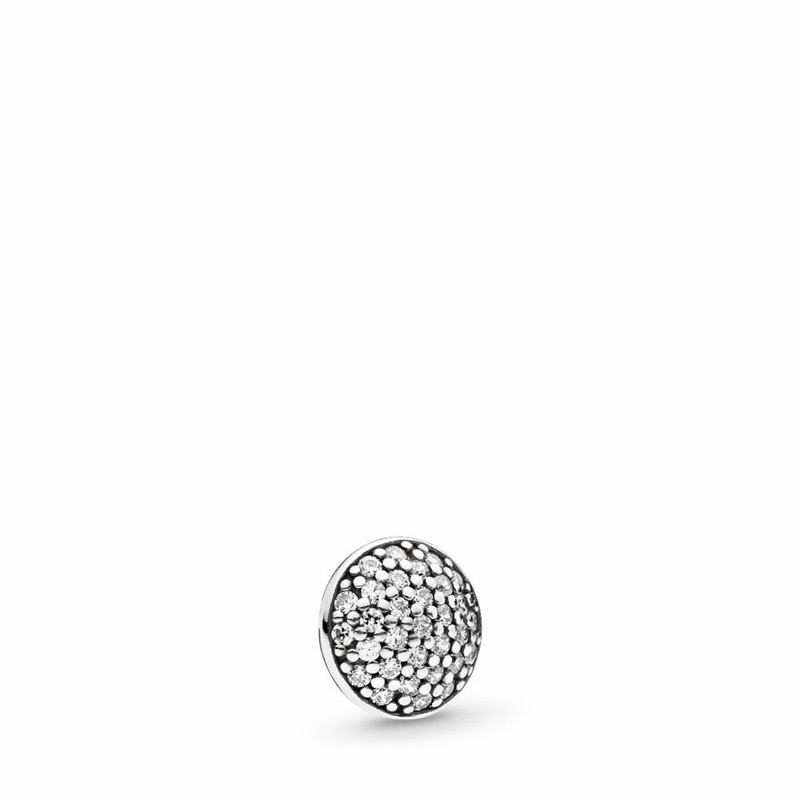 Pandora Dazzling Droplet Petite Locket Charm Ireland - Sterling Silver/Cubic Zirconia - 683027CMP